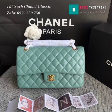 Túi Xách Chanel Classic CF 2.55 size 25.5cm da cừu (108)