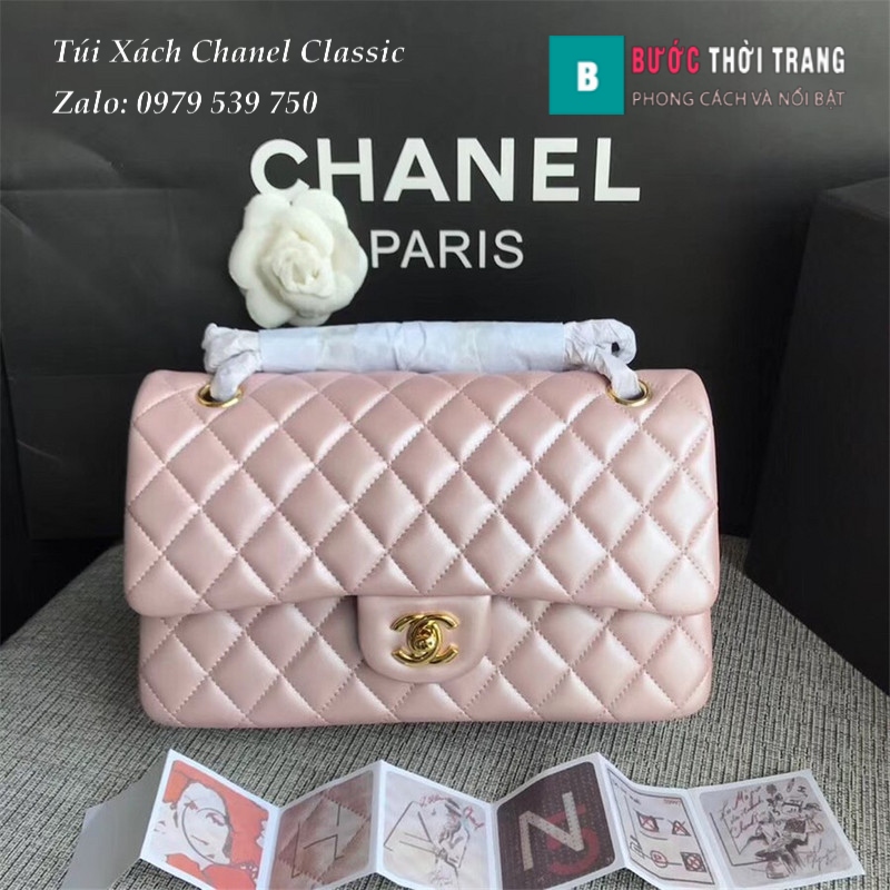 Túi Xách Chanel Classic CF 2.55 size 25.5cm da cừu (36)