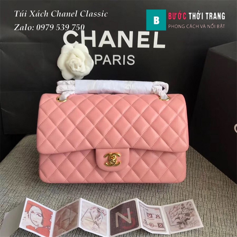 Túi Xách Chanel Classic CF 2.55 size 25.5cm da cừu (54)