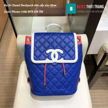 Ba lô Chanel Backpack siêu cấp size 20cm da hạt - A091228 (41)