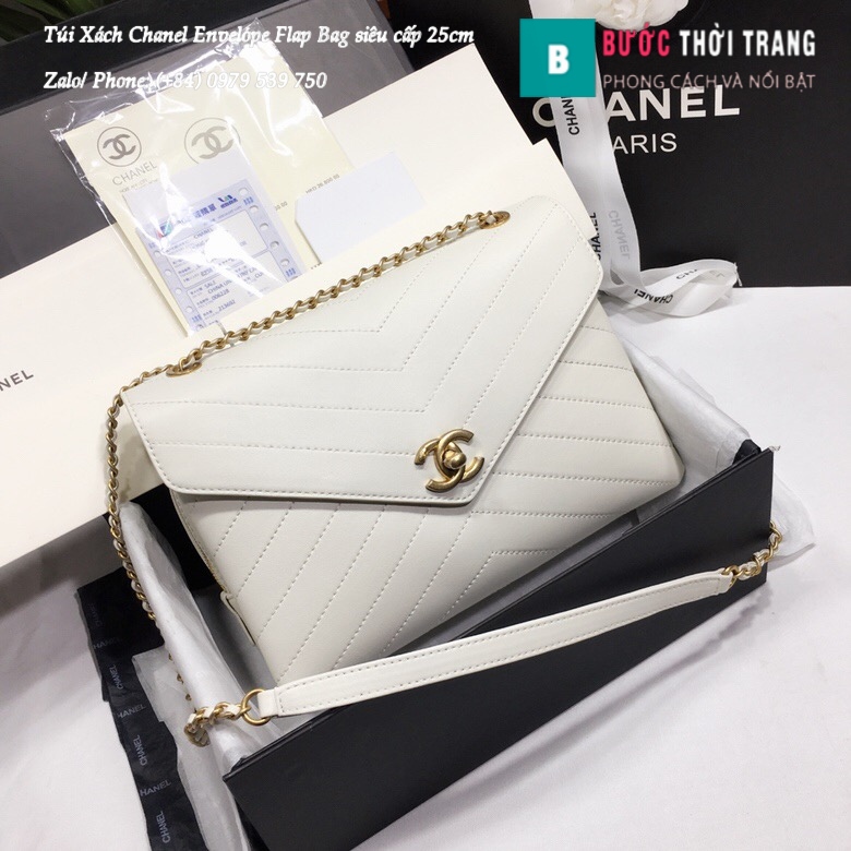 Túi Xách Chanel Envelope Flap Bag siêu cấp 25cm – A57432 (1)