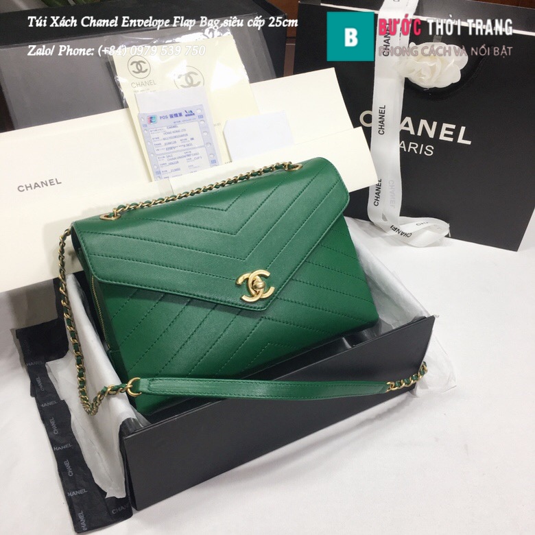 Túi Xách Chanel Envelope Flap Bag siêu cấp 25cm – A57432 (25)