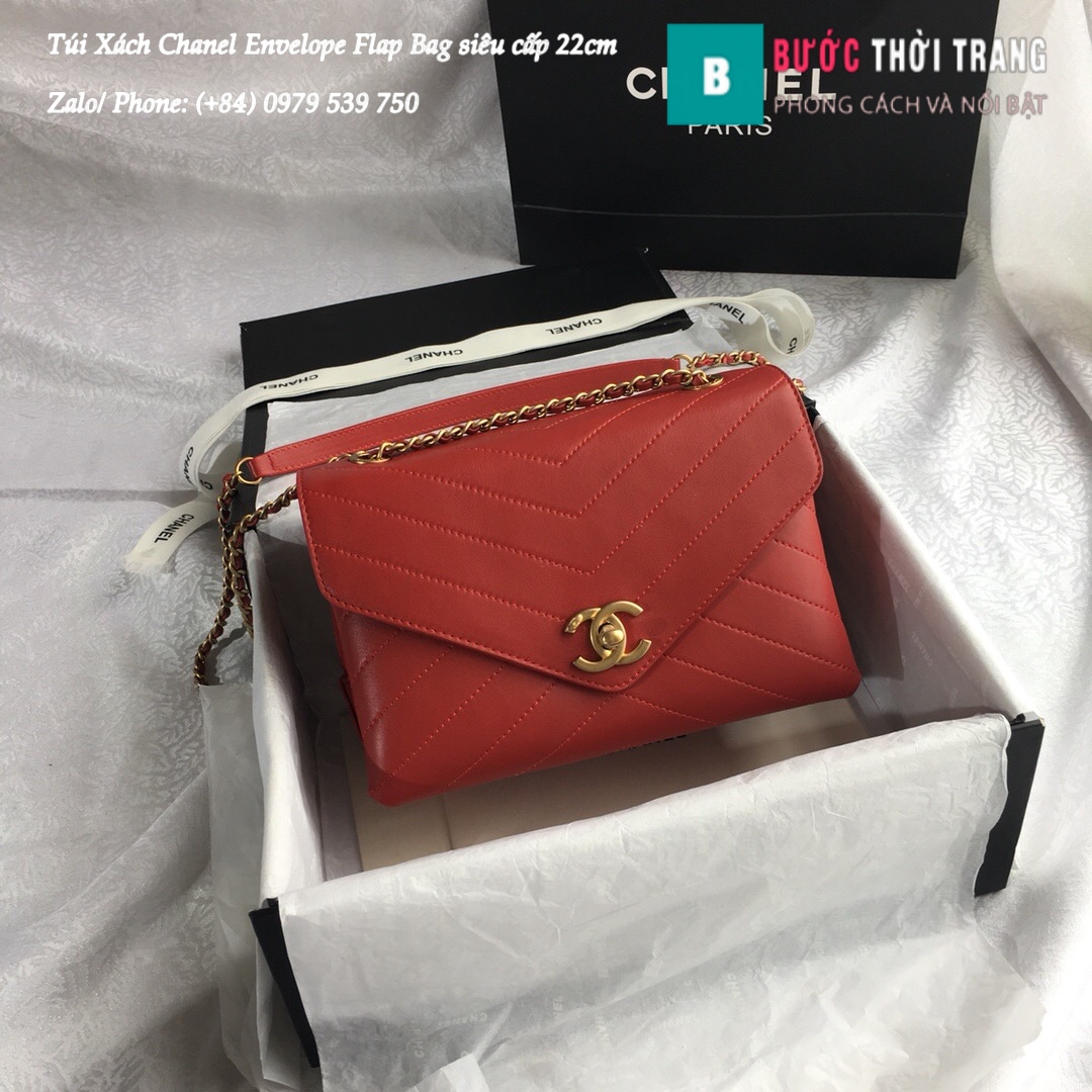 Túi Xách Chanel Envelope Flap Bag siêu cấp size 22cm – A57431