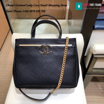 Túi Xách Chanel Grained Lady Coco Small Shopping Size 26cm - A57563
