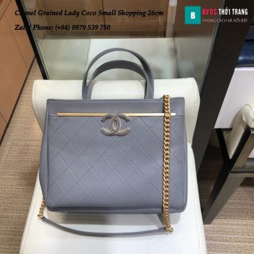 Chanel Grained Lady Coco Small Shopping