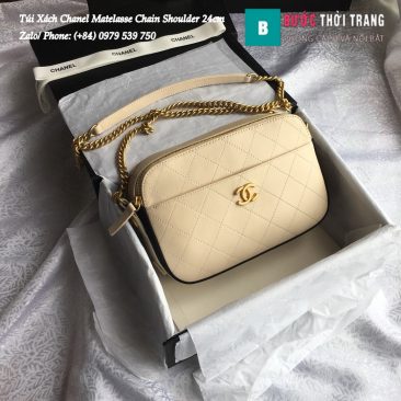 Túi Xách Chanel Matelasse Chain Shoulder siêu cấp 24cm - A57575