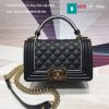 Túi xách Chanel Boy siêu cấp màu đen 20cm - A67085 (1)