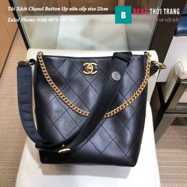 Túi xách Chanel Button Up siêu cấp da bê size 23cm - A057573