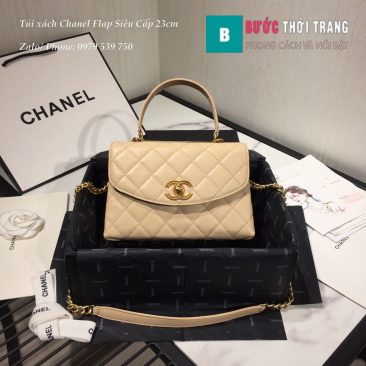 Túi xách Chanel Flap With Top Handle siêu cấp màu da tay - AS1175