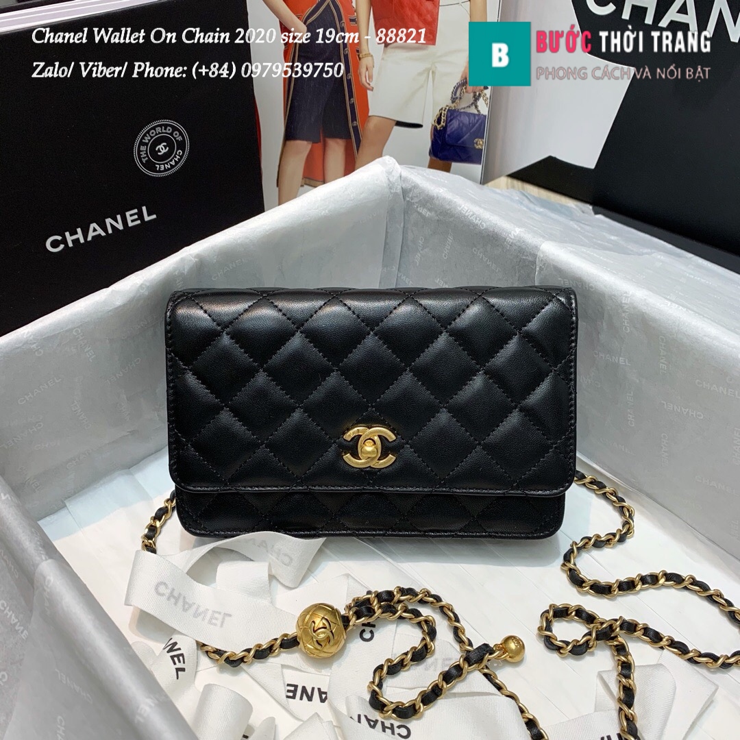 Túi Xách Chanel Classic Wallet On Chain siêu cấp 2020 Size 19cm – 88821 (1)