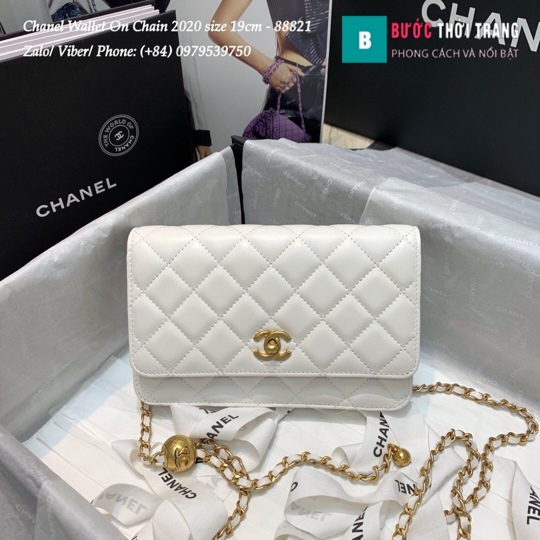 Túi Xách Chanel Classic Wallet On Chain siêu cấp 2020 Size 19cm – 88821 (11)