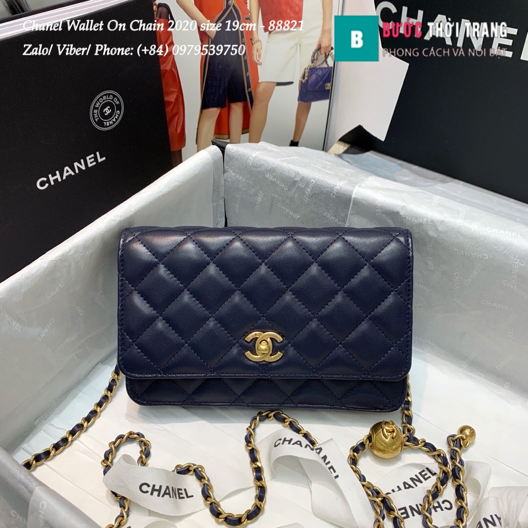 Túi Xách Chanel Classic Wallet On Chain siêu cấp 2020 Size 19cm – 88821 (29)