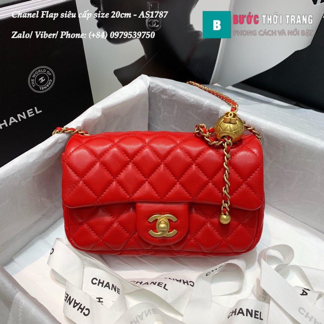 Túi xách Chanel Flap Bag siêu cấp size 20cm – AS1787 (10)