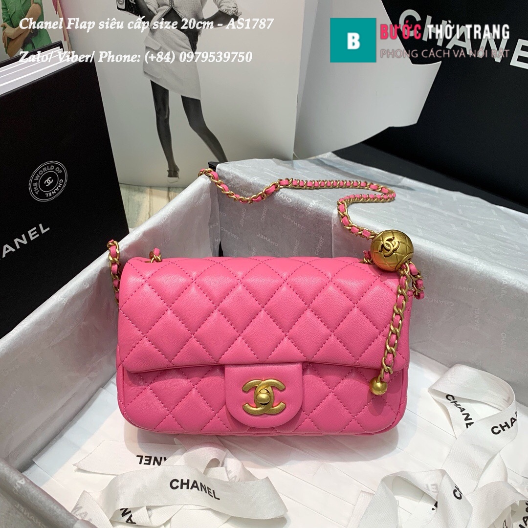 Túi xách Chanel Flap Bag siêu cấp size 20cm – AS1787 (46)